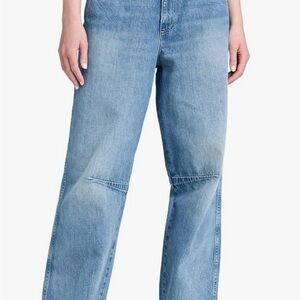 AMO Sandra Baggy Mid-Rise Wide-Leg Jeans size 29